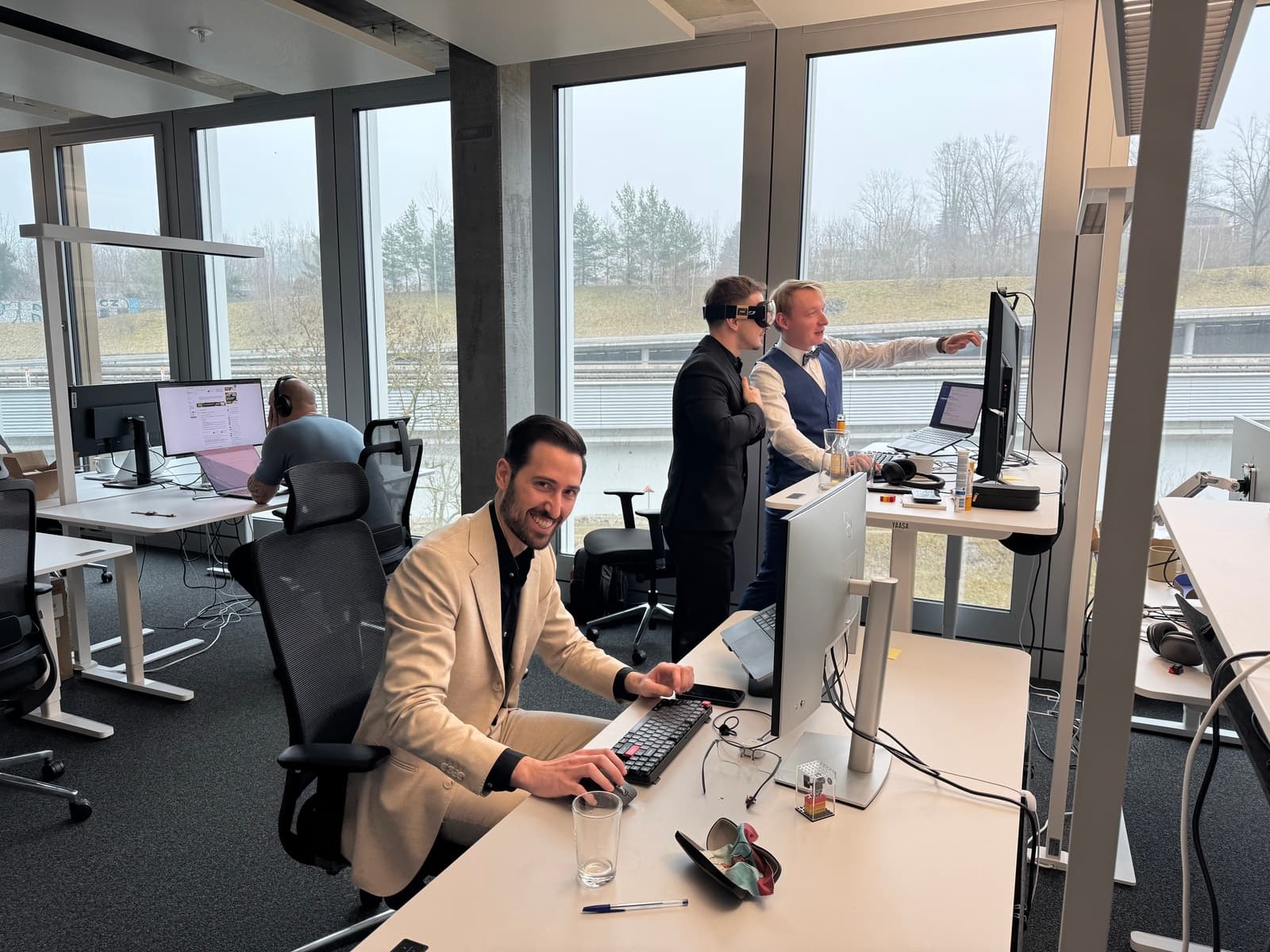 Namespace team group photo from February 2025